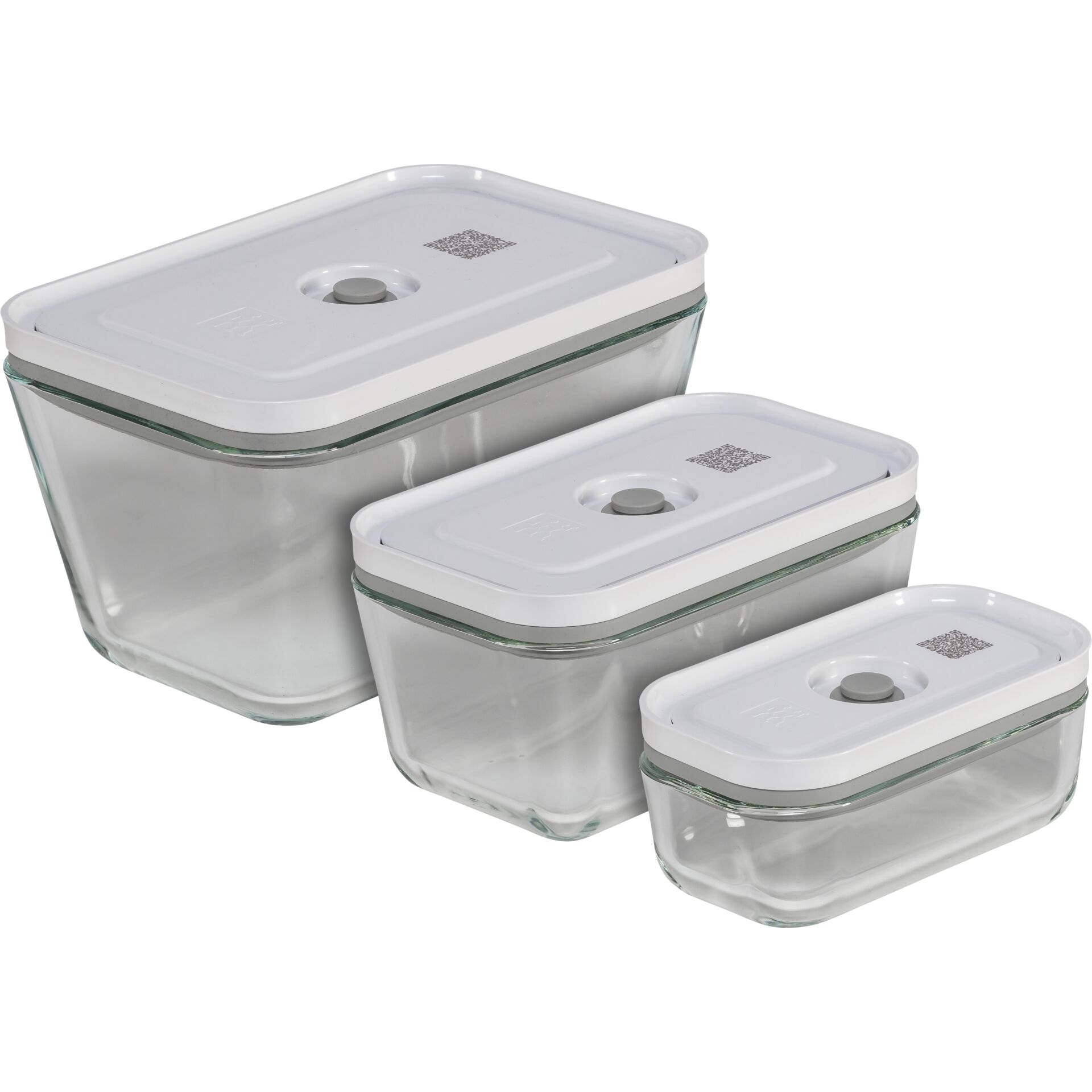 Detalj poklopca i staklene posude Zwilling Fresh&Save Vacuum Box Set 3 pcs