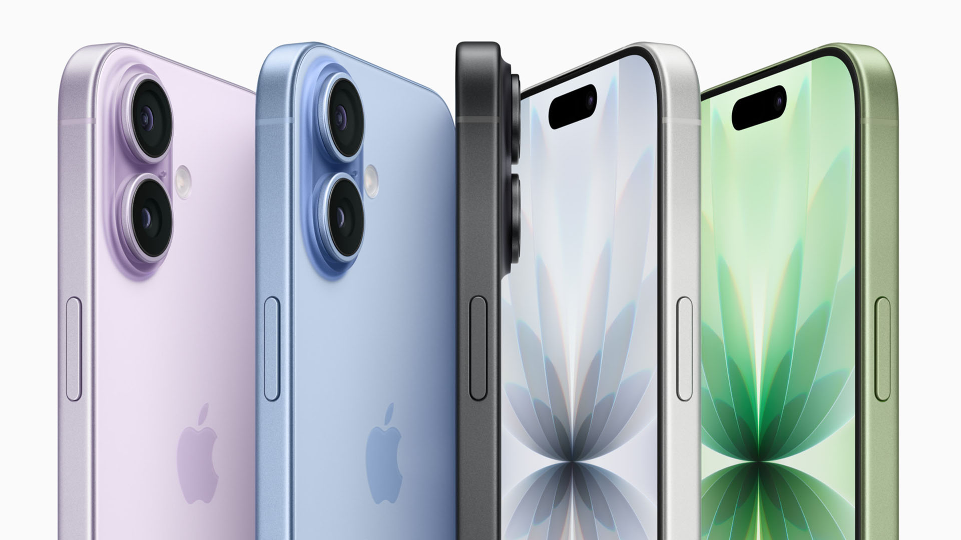 Novi Iphone 17 modeli u raznim bojama na bijeloj pozadini 