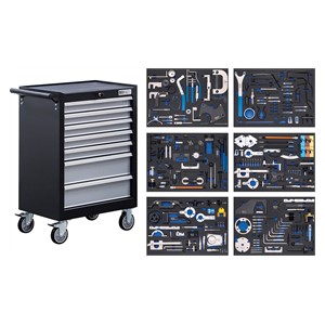 Napunjena kolica za radionicu